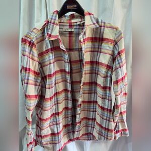 Orvis Multicolor Plaid Button-Up Shirt